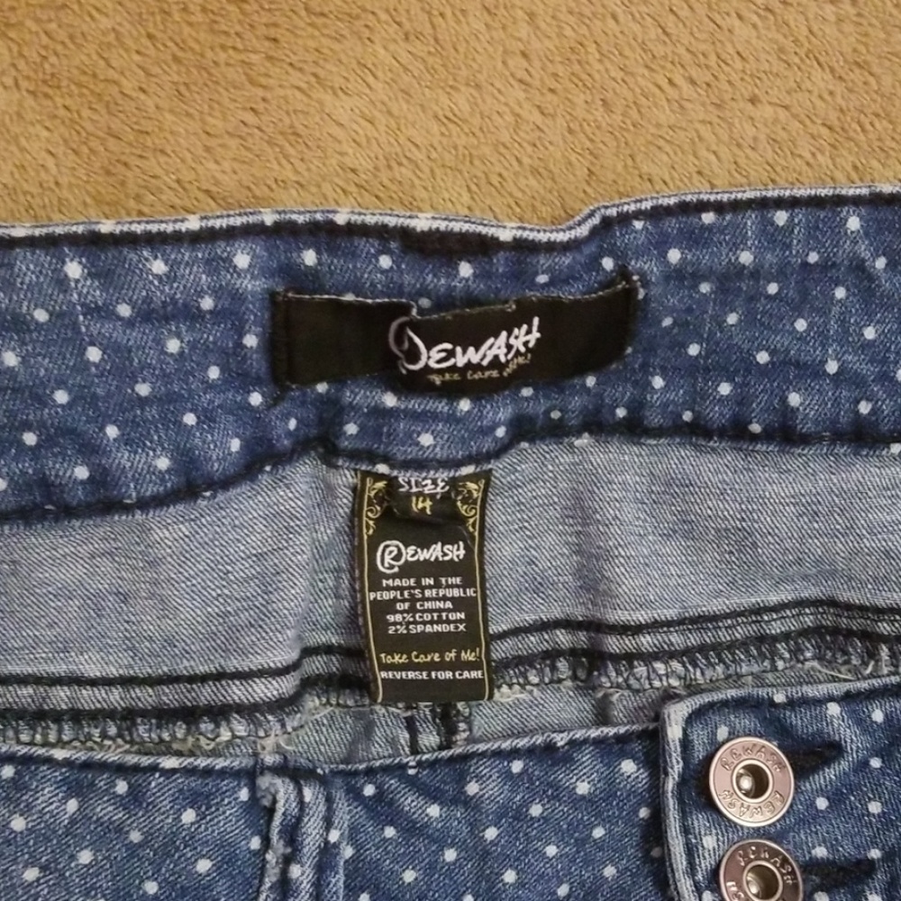 REWASH women's jean shorts - Picture 5 of 5